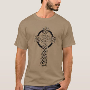 T-shirt símbolos sagrados irlandeses celtas