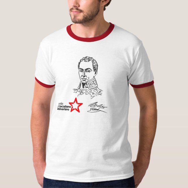 T-shirt Simon Bolivar Hugo Chavez (Frente)