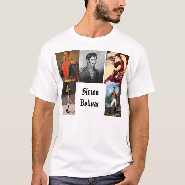 T-shirt Simon Bolivar, Simon Bolivar, Simon Bolivar, Si… (Frente)
