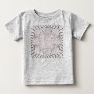 T-shirt Simples Belo e maravilhoso design de padrão branco