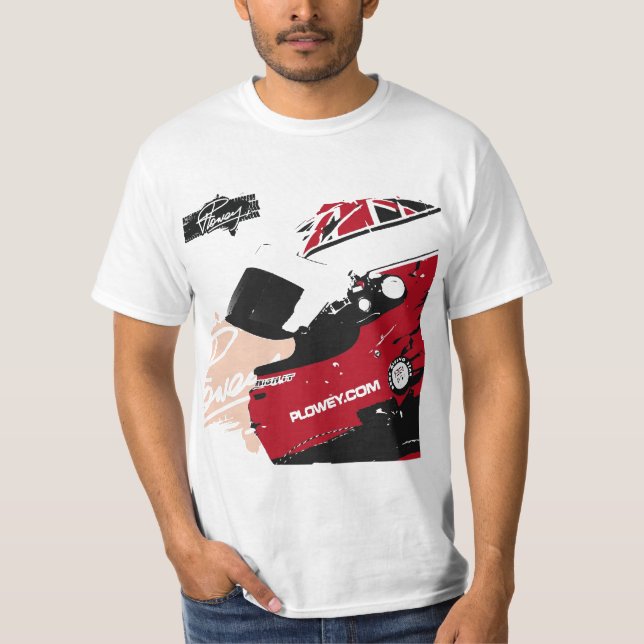 T-shirt simples de Plowey- (Frente)