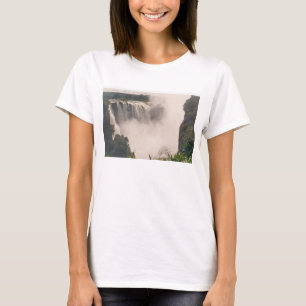T-shirt simples do Bella Flowy das mulheres,