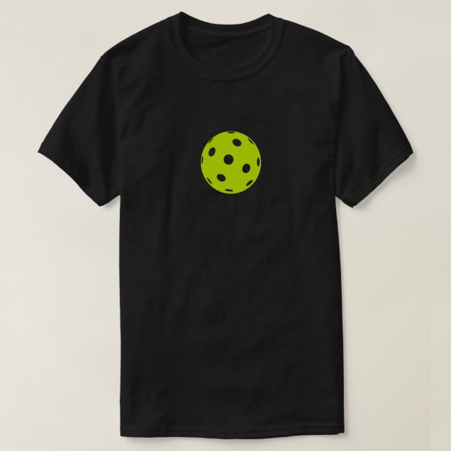 T-shirt simples do Pickleball dos homens (Frente do Design)