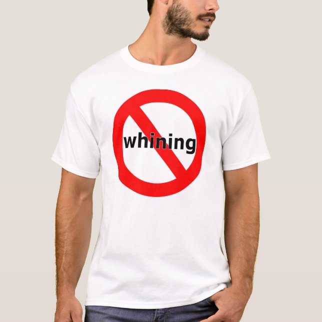 T-shirt Simples nenhuma lamentação (Frente)
