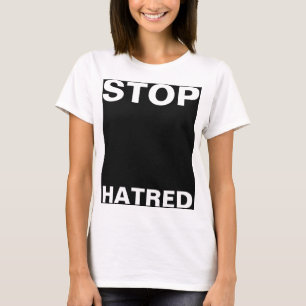 T-shirt Simplesmente design "retângulo preto PARADO ODIADO