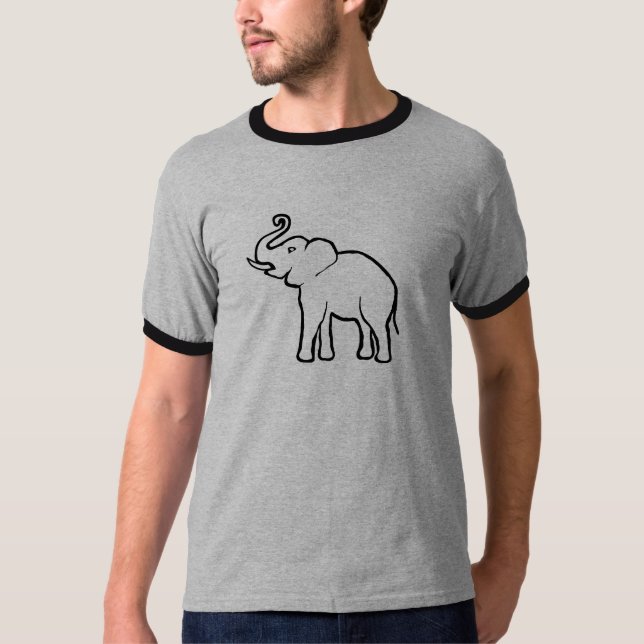 T-shirt Simplesmente elefante (Frente)