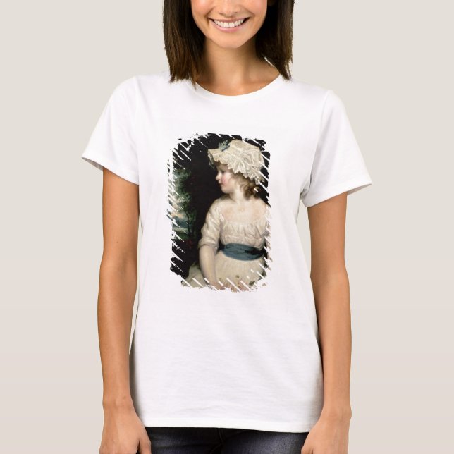 T-shirt Simplicidade - Um retrato de Theophilia Ghatkin (Frente)