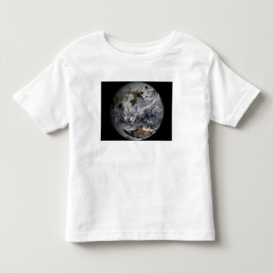 T-shirt Simulação da nuvem da terra completa