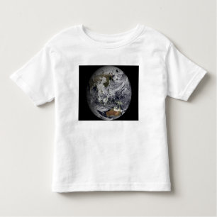 T-shirt Simulação em nuvem da Terra do cheio