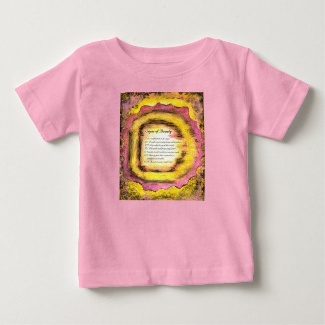 T-shirt Sinais de beleza (Frente)
