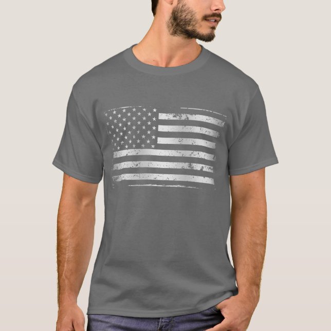 T-Shirt Sinal Americano II, em relevo (Frente)