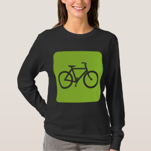 T-shirt Sinal da bicicleta - verde de Marciano