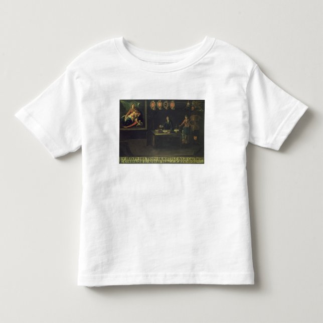 T-shirt Sinal da guilda dos farmacêuticos Venetian, 1729 (Frente)