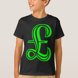 T-shirt Sinal da libra - verde