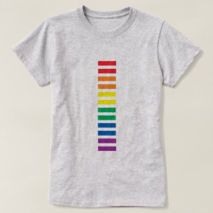T-SHIRT SINAL DE IGUALDADE DE RAINBOL GAY LGBTQI ORGULHO L