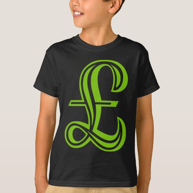 T-shirt Sinal de libra (Frente)