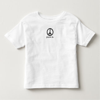T-shirt sinal de paz, paz dentro