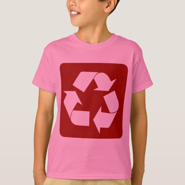 T-shirt Sinal de reciclagem - Ruby (Frente)