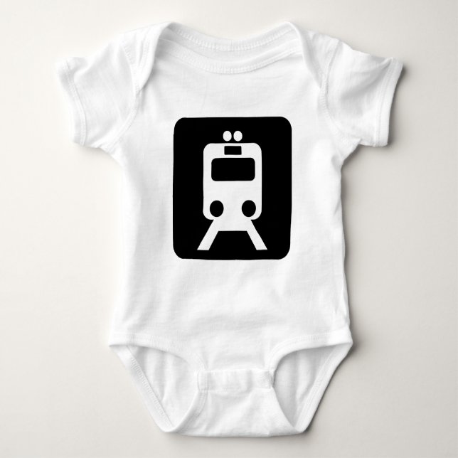 T-shirt Sinal do trem - Preto (Frente)
