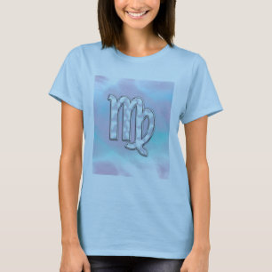 T-shirt Sinal do zodíaco do Virgo no impressão do estilo