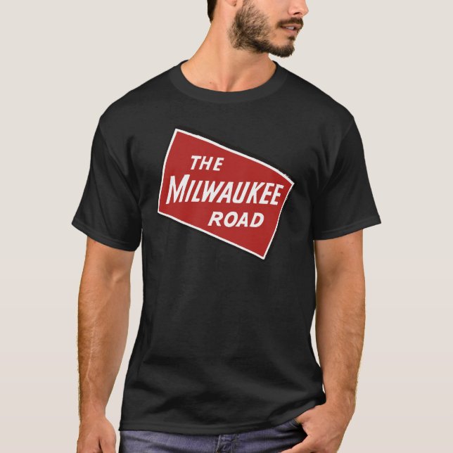 T-shirt Sinal Railway 2 da estrada de Milwaukee (Frente)