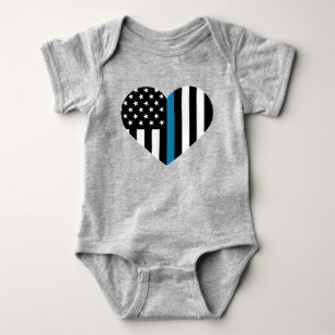 T-shirt Sinalizador Americano Thin Blue Line