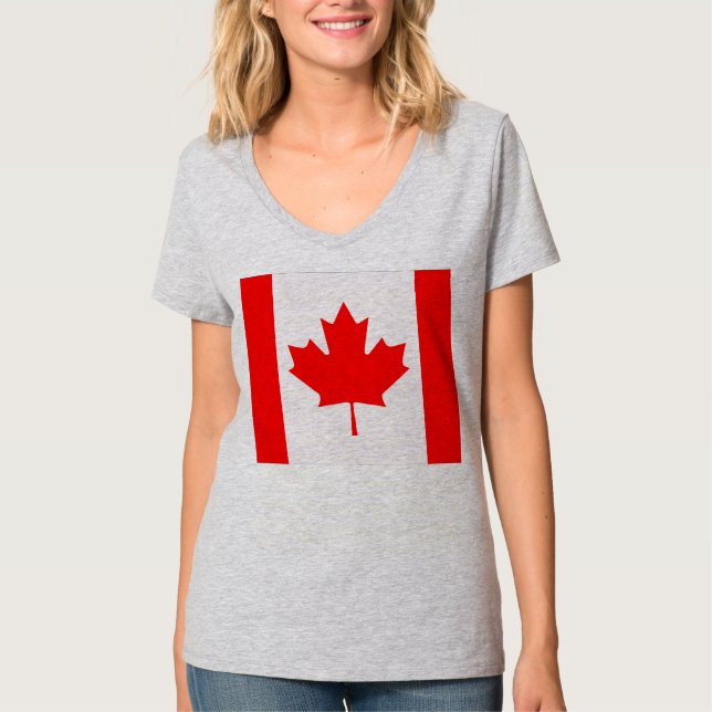 T-shirt Sinalizador Canadá (Frente)