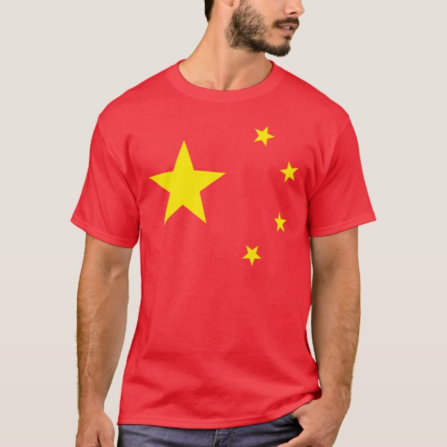 T-shirt Sinalizador da China "Clássico" (Frente)