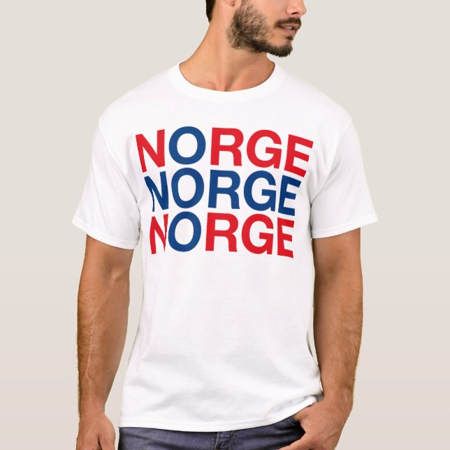 T-shirt Sinalizador da NORWAY (Frente)