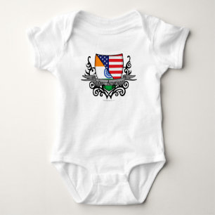 T-shirt Sinalizador de escudo indiano-americano
