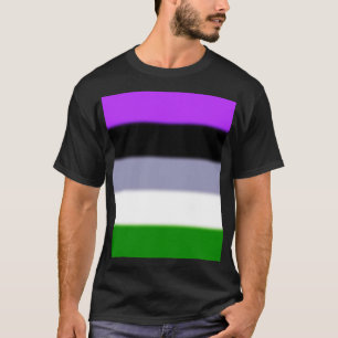 T-shirt Sinalizador de Orgulho do Genderqueer de Falln