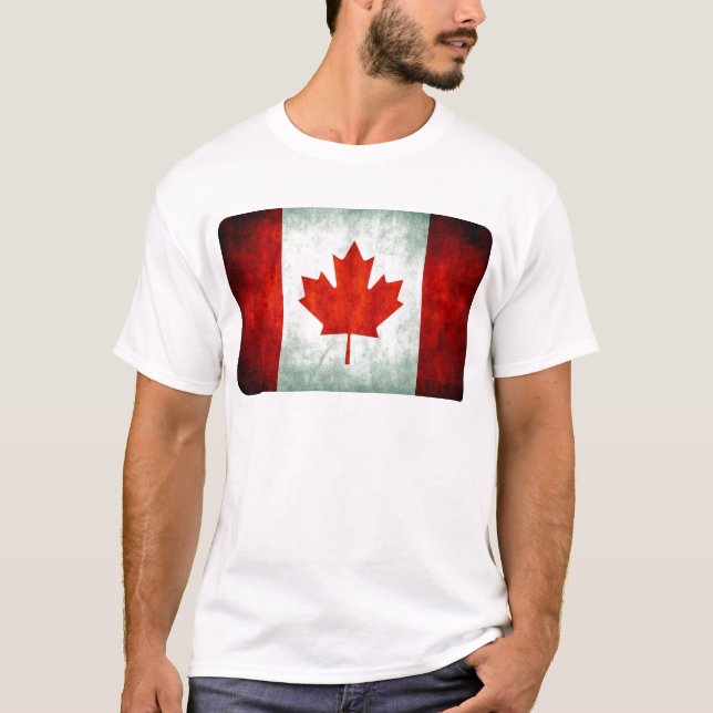 T-shirt Sinalizador do Canadá em apuros (Frente)
