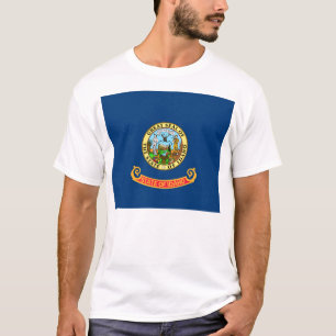 T-shirt Sinalizador do Estado Idaho