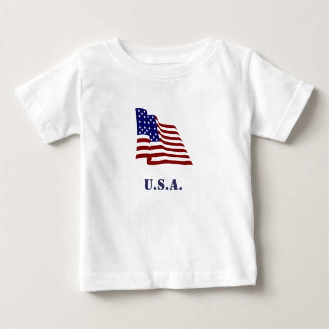 T-shirt Sinalizador dos EUA (Frente)