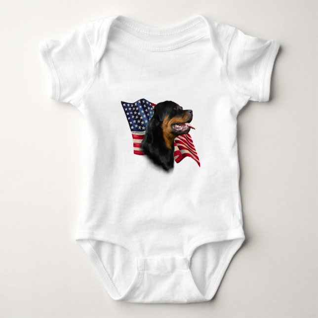 T-shirt Sinalizador Rottweiler (Frente)