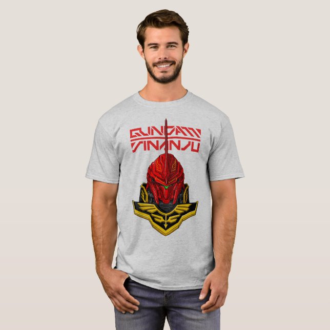 T-shirt Sinanju Gundam (Frente Completa)