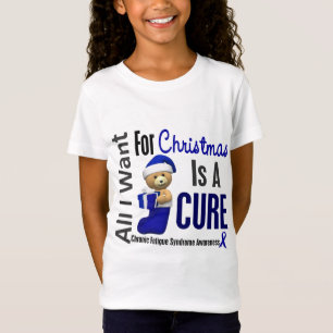 T-shirt Síndrome crônica da fadiga do CFS do Natal 2