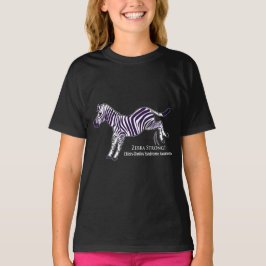 T-shirt Síndrome de Ehlers Danlos com zebra