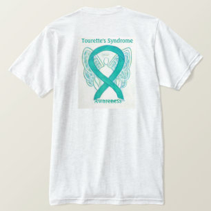 T-shirt Síndrome de Tourette Sensibilização Fita de Angel