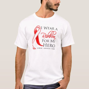 T-shirt Síndromes de Myelodysplastic eu visto uma fita