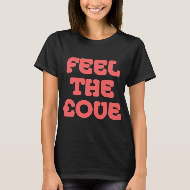 T-shirt Sinta A £ove - Rosa Tropical (Frente)