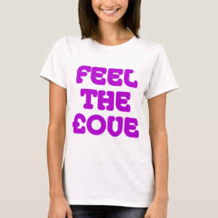 T-shirt Sinta as £ove - Roxo na Luz