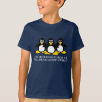 Sinta o olhar fixo ardente dos pinguins
