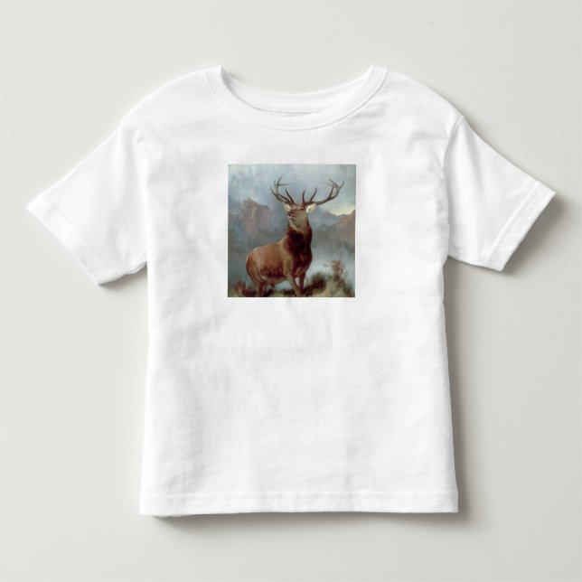 T-shirt Sir Edwin Landseer | Monarca do Glen, 1851 (Frente)