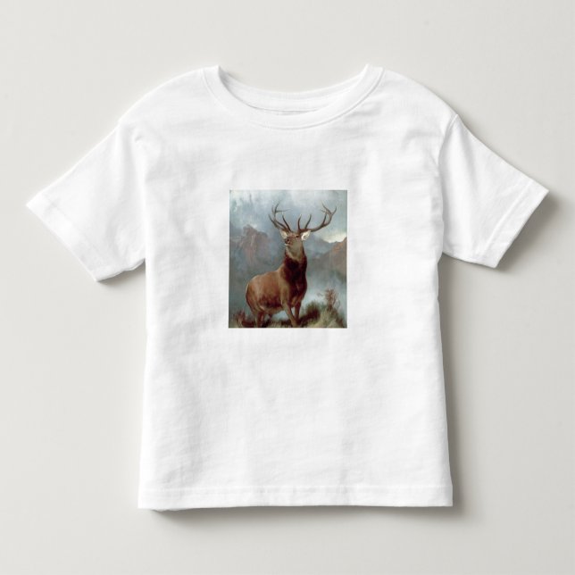 T-shirt Sir Edwin Landseer | Monarca do Glen, 1851 (Frente)