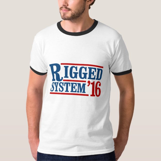 T-shirt Sistema equipado 2016 - eleição presidencial -- (Frente)