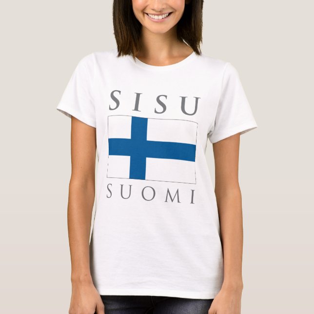 T-shirt Sisu Suomi (Frente)