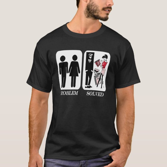T-shirt Ska resolvido problema (Frente)