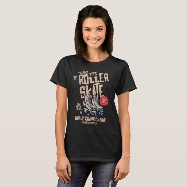 T-shirt skate de rolo (Frente Completa)