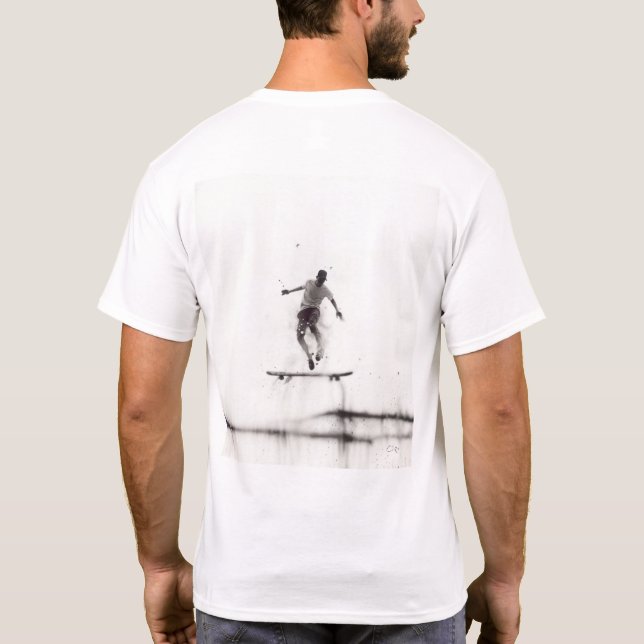 T-Shirt Skateboard 5 | Contemporary Art by OlRo Ar (Verso)